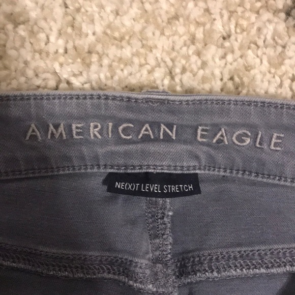 COPY - Navy/gray/blue American eagle denim jeans - Picture 3 of 7